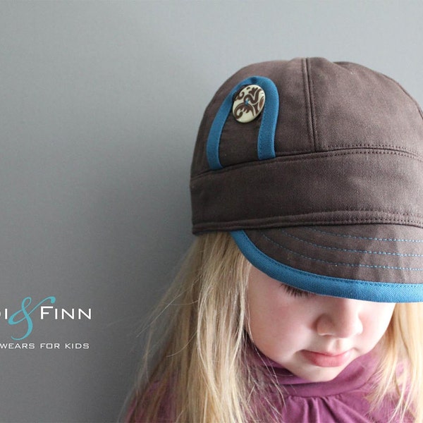 Uptown Hat pattern and tutorial 12M-teen easy sew PDF pattern unisex cap