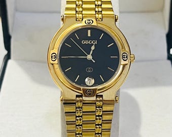 Gucci Vintage Classic 3300.2.L 18K Gold Plated Women display picture 1