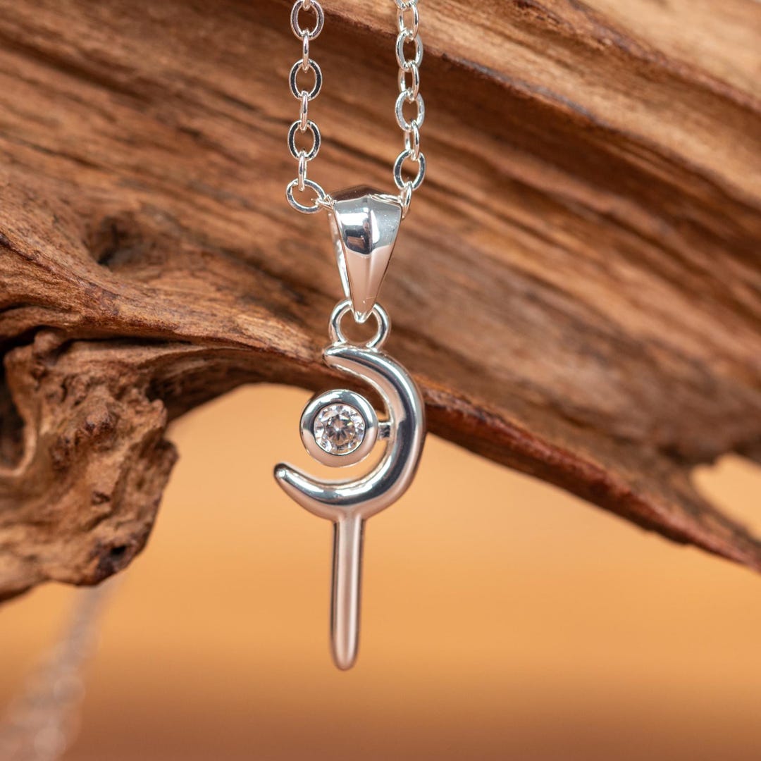 Handmade Final Fantasy XIV White Mage Necklace With Silver Cubic