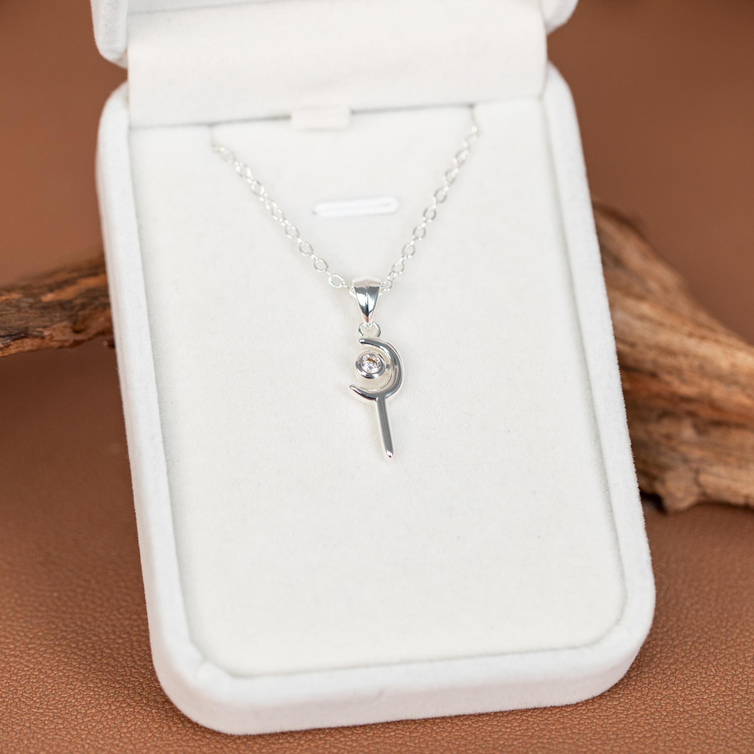 Handmade Final Fantasy XIV White Mage Necklace With Silver Cubic