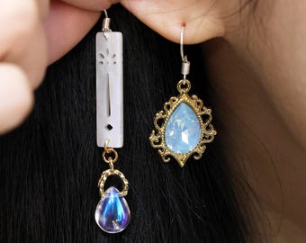 Zelda TotK Dragon's Tear Earrings 925 Silver Hook Cosplay Accessories BotW Gamer Collector Jewelry for Fans Princess LoZ Mother's Day Gift