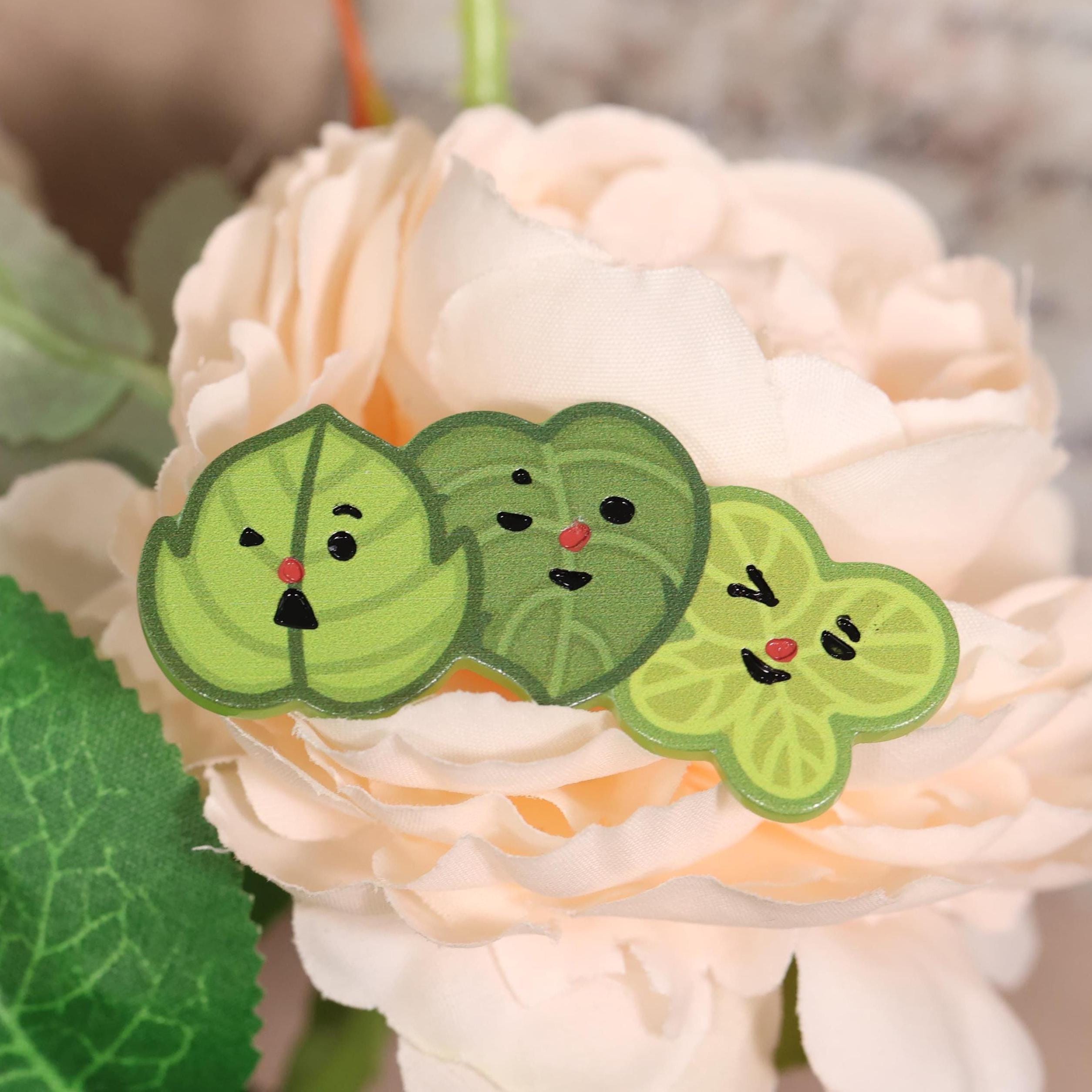 Korok Hair Clips Zelda Mini Claw Clips Girlfriend Hand Painted