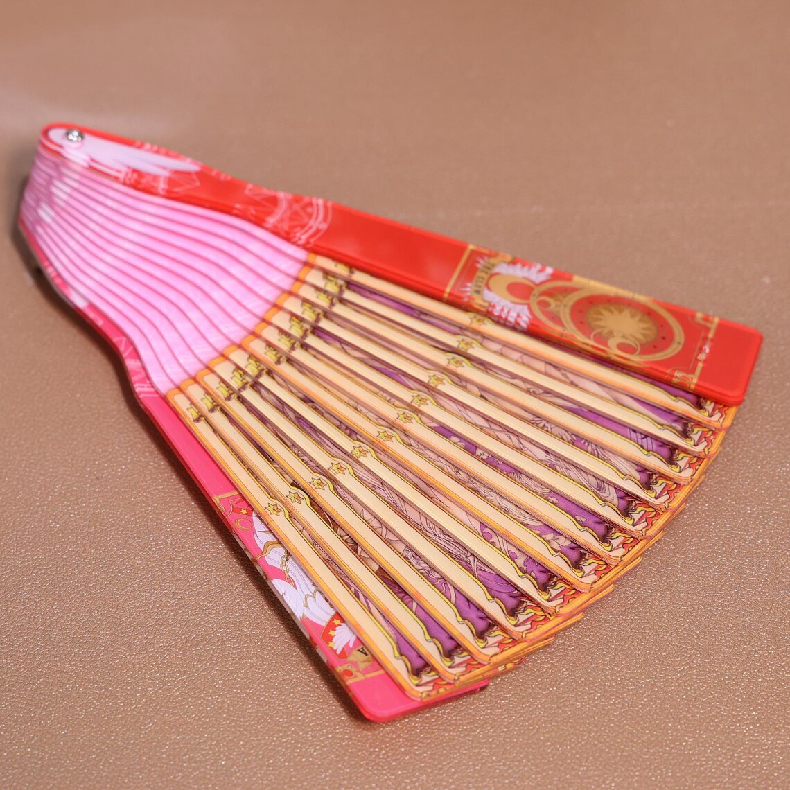 Cardcaptor Sakura Card Fan Double-sided, Clear Card, Magical Clow Girl ...