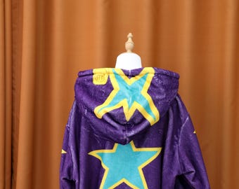 Pigiama in flanella per cosplay, unisex, caldo pigiama per coppie, fan degli anime, regalo per San Valentino, comodo set da casa.