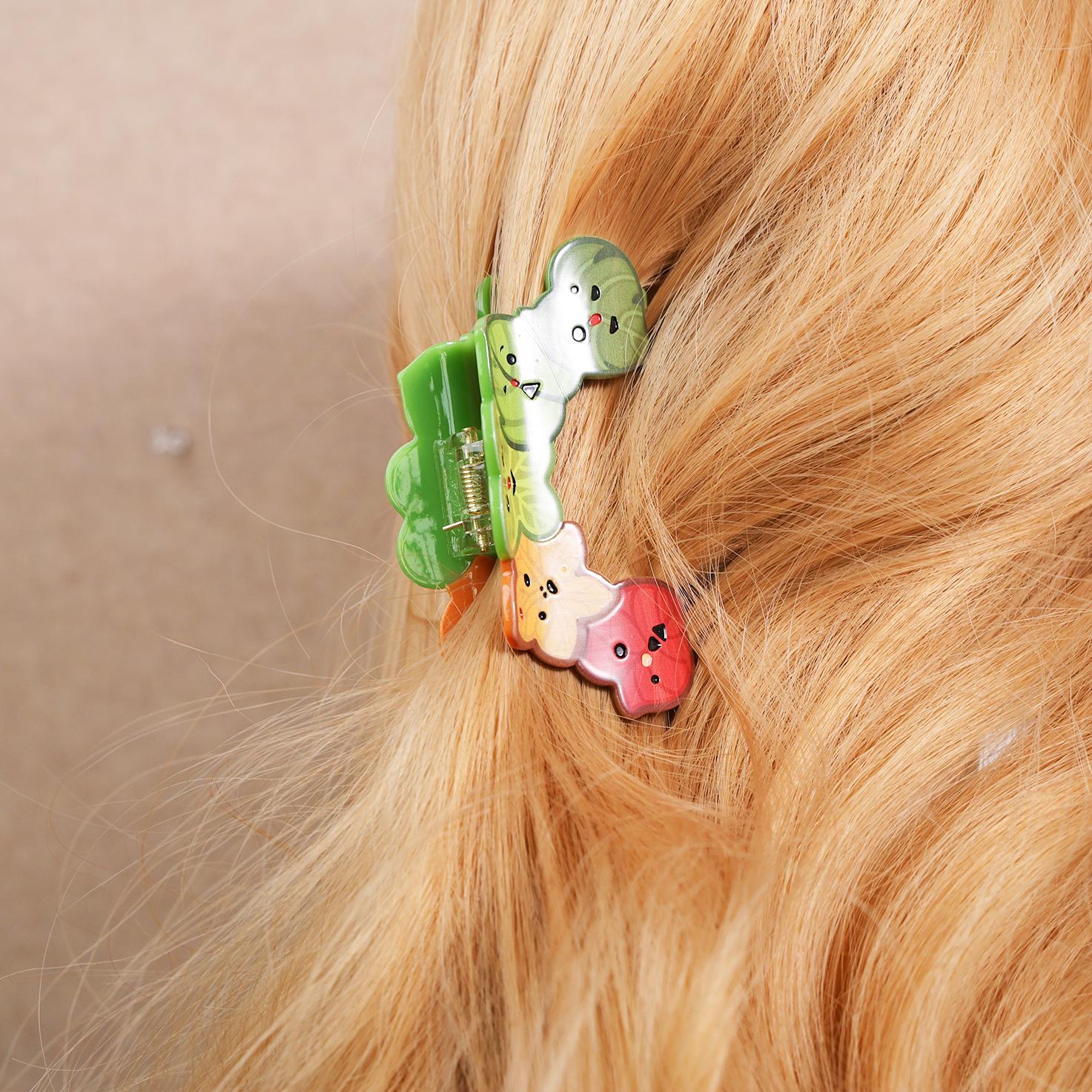 Korok Leaf Hair Claw Clip by Zelda BOTW TOTK Eco Friendly Acetate