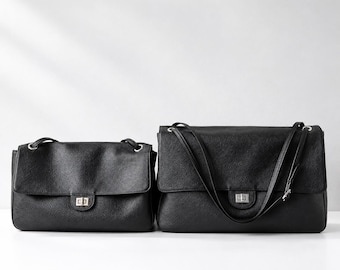 Genuine Cowhide Leather Shoulder Bag, Soft Leather Crossbody Bag, Women’s Everyday Handbag