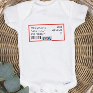 PSA Gem Mint 10 Baby Body®, Lustiger TKG Sammler Eltern Baby Bodysuit, Kartensammler Gem Baby Body®