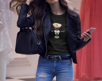 Espresso Martini T-Shirt: "Tini Time" Cocktail Lover Tee