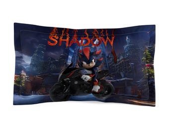 Shadow the Hedgehog Pillow Sham: Sonic Video Game Decor
