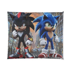 Shadow & Sonic Comforter: Whimsical Adventure Bedding