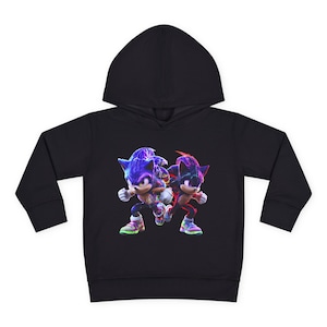 Toddler Sonic & Shadow Hoodie: Kids Gamer Gift