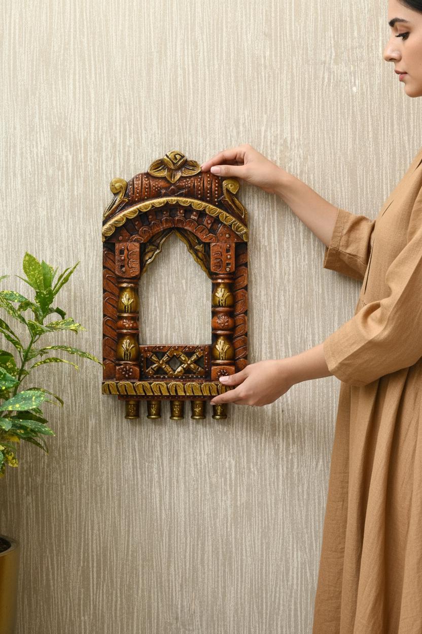 Vintage Indian Mirror - Etsy