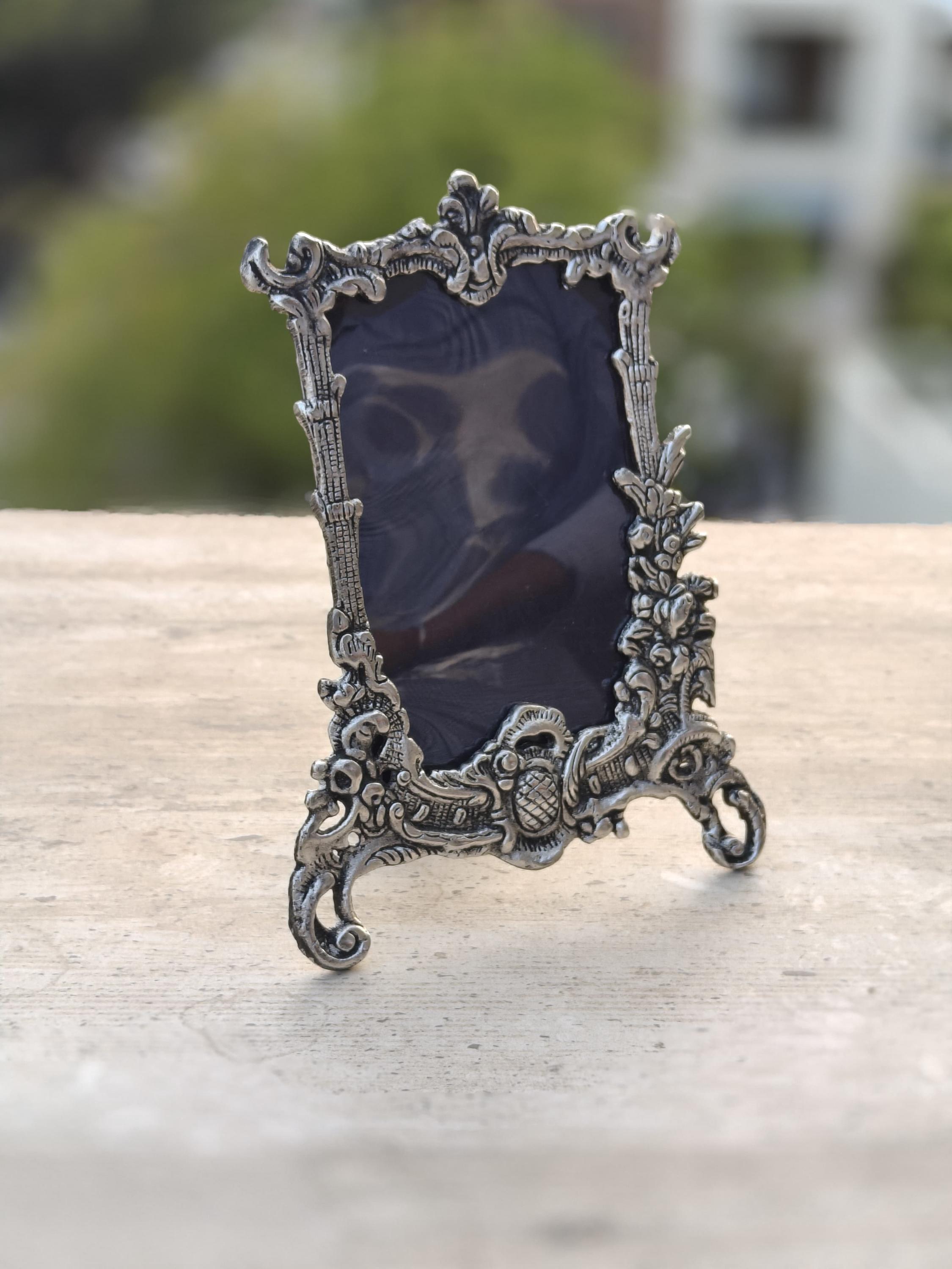Local German Photo Frame Pack of 100 German Silver Photo Frame Standing Photo Frame 6 X 4 Inch ...