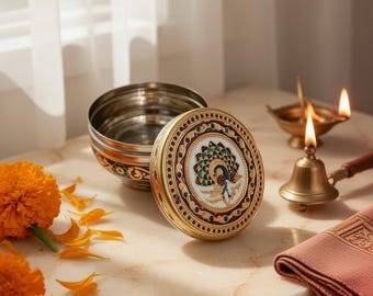 Pack of 100 Meenakari steel boxes Decorative storage boxes Indian return gift Box Wedding Favor Boxes party favors Diwali gift Pooja gifts