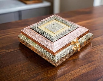 Pack of 100 Wooden Dry fruit box Sweet box Indian gift box Wedding favor boxes party favors gift Ethnic Wedding favors gift Diwali gift