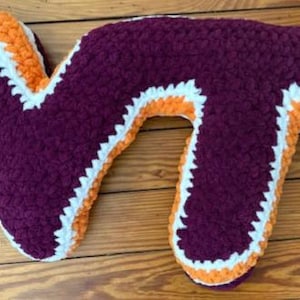 Virginia Tech (VT) Hokie Plushie Pillow