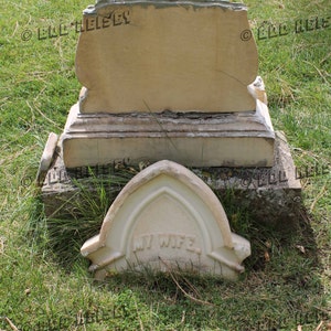 My Broken Wife Headstone - captured by Boo Heisey