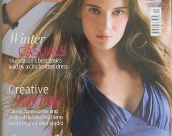 Burda World Of Fashion Sewing Pattern Magazine 11/2007