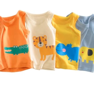 Animal Tank Top for boys, boys tanks, boys summer clothes, boy tank tops 2t 3t 4t, vacation clothes boy beach tank top, summer boy tank top