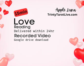 15 min Love Tarot Reading video
