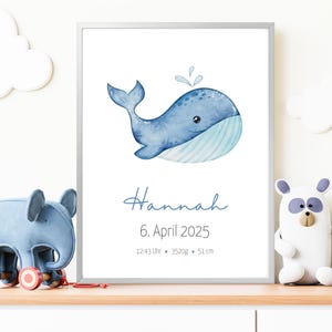 Regalo personalizzato per la nascita, cartellone nascita, poster nascita, annuncio nascita, foto nascita, regalo nascita, battesimo, neonato, bambino