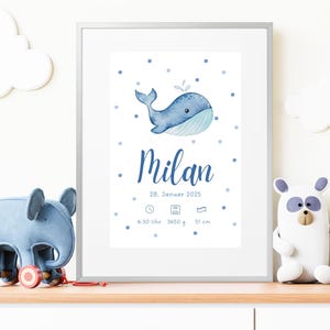 Regalo personalizado para nacimiento, tablero de nacimiento, póster de nacimiento, anuncio de nacimiento, foto de nacimiento, regalo de nacimiento, bautismo, recién nacido, bebé