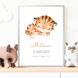 Regalo personalizado para nacimiento, tablero de nacimiento, póster de nacimiento, anuncio de nacimiento, foto de nacimiento, regalo de nacimiento, bautismo, recién nacido, bebé