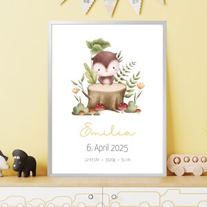 Regalo personalizado para nacimiento, tablero de nacimiento, póster de nacimiento, anuncio de nacimiento, foto de nacimiento, regalo de nacimiento, bautismo, recién nacido, bebé