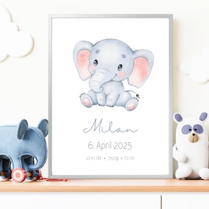 Regalo personalizado para nacimiento, tablero de nacimiento, póster de nacimiento, anuncio de nacimiento, foto de nacimiento, regalo de nacimiento, bautismo, recién nacido, bebé