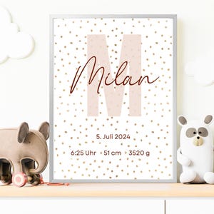 Regalo personalizado para nacimiento, tablero de nacimiento, póster de nacimiento, anuncio de nacimiento, foto de nacimiento, regalo de nacimiento, bautismo, recién nacido, bebé