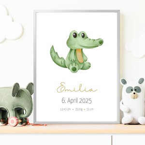 Regalo personalizado para nacimiento, tablero de nacimiento, póster de nacimiento, anuncio de nacimiento, foto de nacimiento, regalo de nacimiento, bautismo, recién nacido, bebé