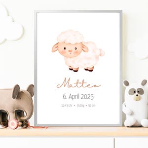 Regalo personalizado para nacimiento, tablero de nacimiento, póster de nacimiento, anuncio de nacimiento, foto de nacimiento, regalo de nacimiento, bautismo, recién nacido, bebé