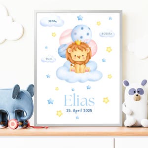 Regalo personalizado para nacimiento, tablero de nacimiento, póster de nacimiento, anuncio de nacimiento, foto de nacimiento, regalo de nacimiento, bautismo, recién nacido, bebé