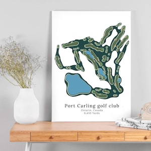 Custom Golf Course Map Print, Any Golf Couse Poster, Retirement Golf Gift, Golf Wall Art, Golfer Gift,  Digital Print, Unique Home Decor