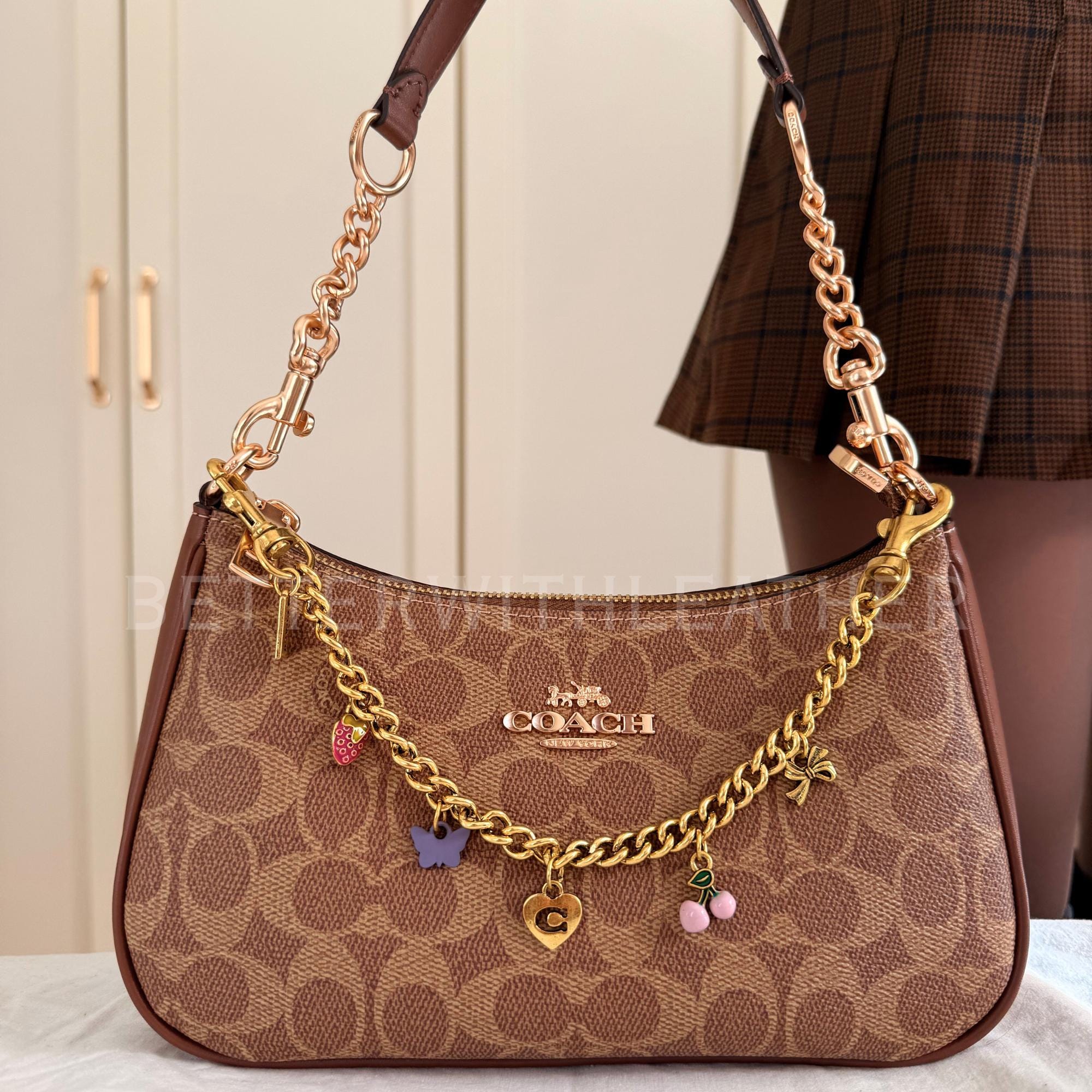 Brown Vintage Coach - Etsy UK