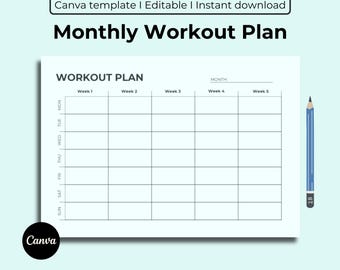 Monthly Workout Plan