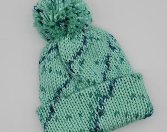 Sea Foam Beanie - Etsy display picture 2