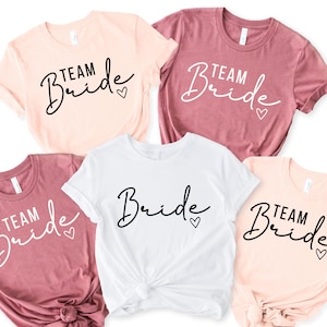 Team Bride Shirts, Bride Shirt, Bachelorette Party Shirts, Bridesmaid Shirts, Bridesmaid Proposal Gift, Bachelorette Shirts, Squad Shirt.