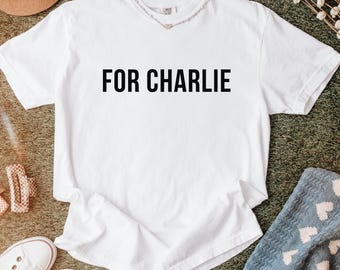 Comfort Colors For Charlie Shirt, Political Charlie Kirk T-Shirt, Faith Freedom Justice Tee, Inspirational Christian Prayer Top