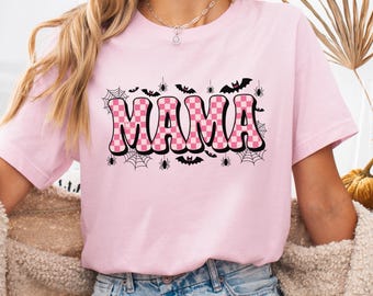 Halloween Mama Shirt, Mom Halloween Shirt, Spooky Mama Shirt, Mama Halloween, Cute Ghost Shirt, Mama Ghost Shirt