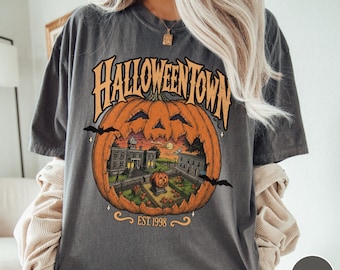 Comfort Colors® Halloweentown Est 1998 Shirt, Halloweentown University, Retro Halloweentown Shirt, Cute Fall Shirt, Halloween Graphic Tee