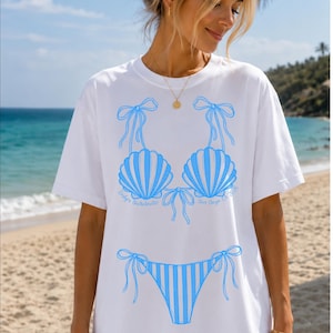 Custom Mermaid Bachelorette Shirts, Last Splash Beach Bachelorette, Last Toast On The Coast, Seashells Coastal Bridal Party Shirts
