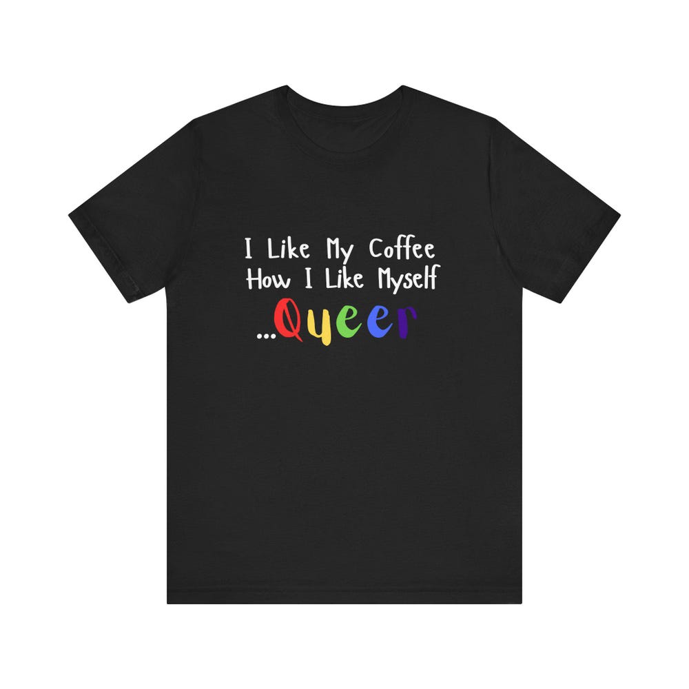 Funny Lgbtq+ Shirt - Gay Panic Activated Tee - Queer & Fabulous T-Shirt - Sarcastic Pride Shirt - Unisex Bella+Canvas 3001 - Pride Gift