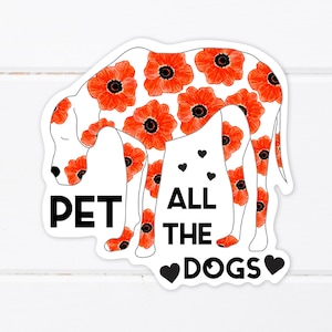 Pet All the Dogs Sticker image 1