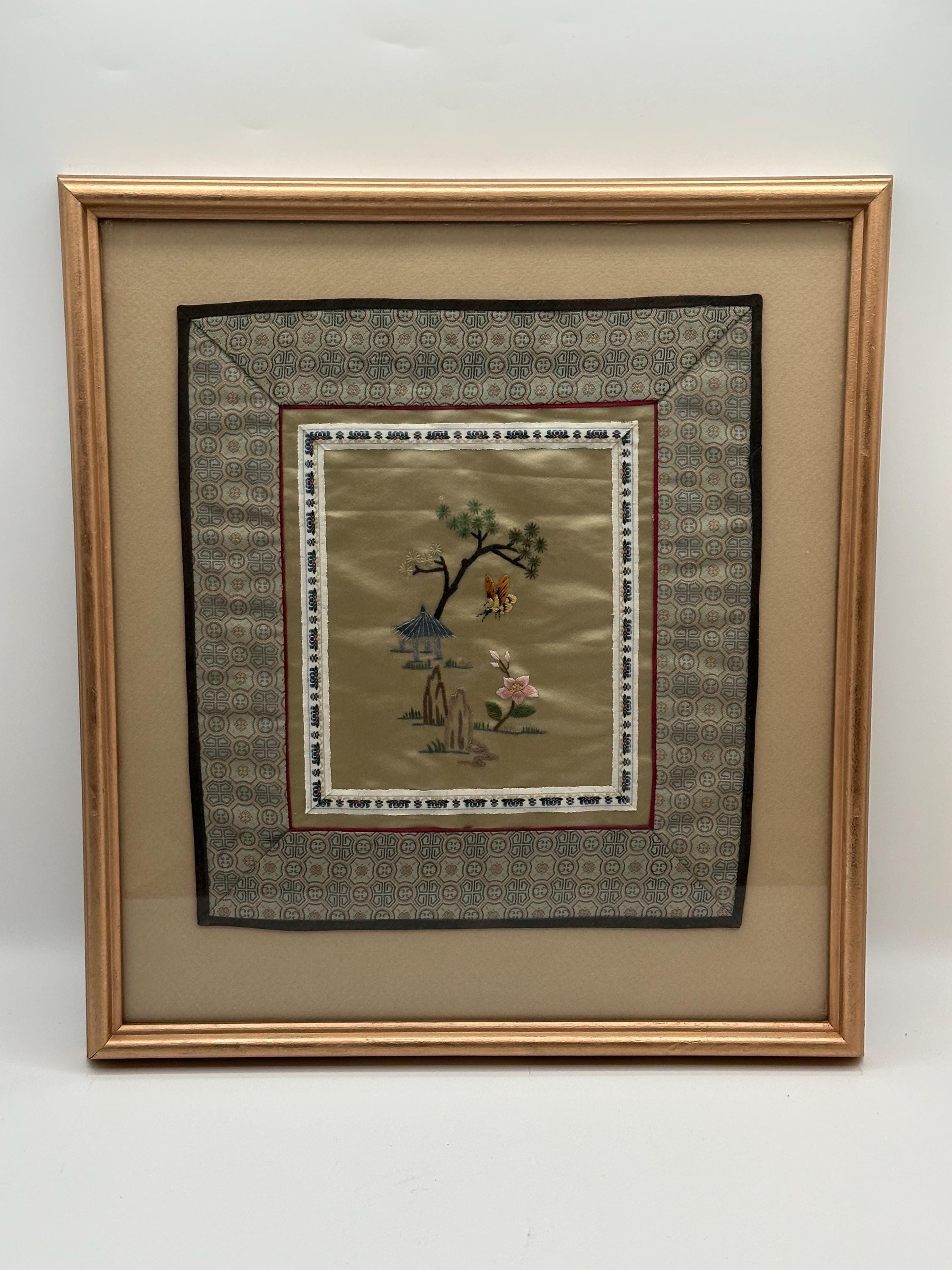 Silk embroidery chinese art - Etsy 日本