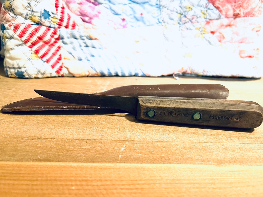 LL Bean 4 Inch Boning Knife, Trout Knife, Fish Knife, With Sheath, Vintage Etsy