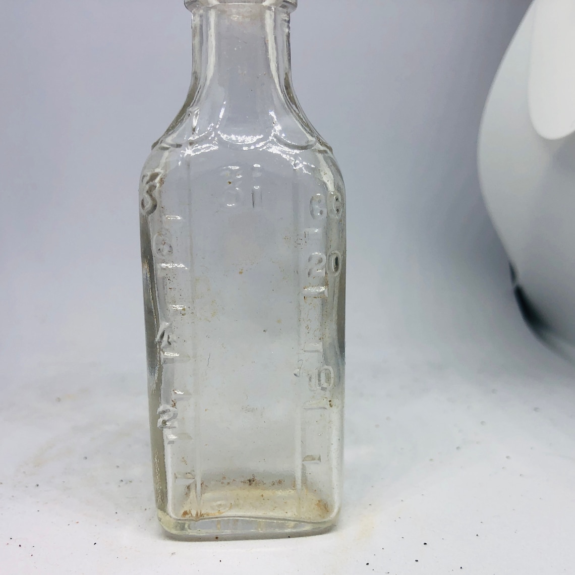 Vintage 3i Clear Glass Medicine Bottle Etsy