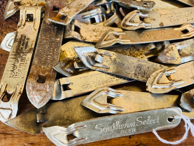 Metal Can Openers, Vintage, Beer Cans, Assorted Etsy