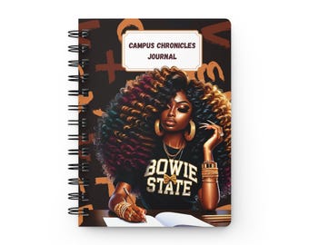 Bowie State Student Journal | Afro Scholar Illustration, College Life