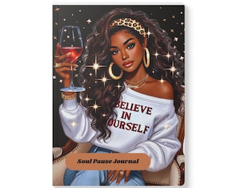 Believe In Yourself Softcover Journal – Inspirational Notepad with Quotes